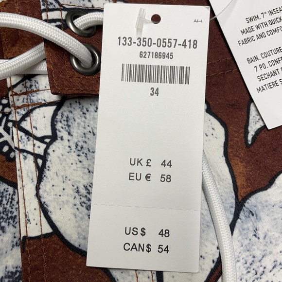 Men’s Abercrombie & Fitch swim shorts. Size 34 - Picture 8 of 10